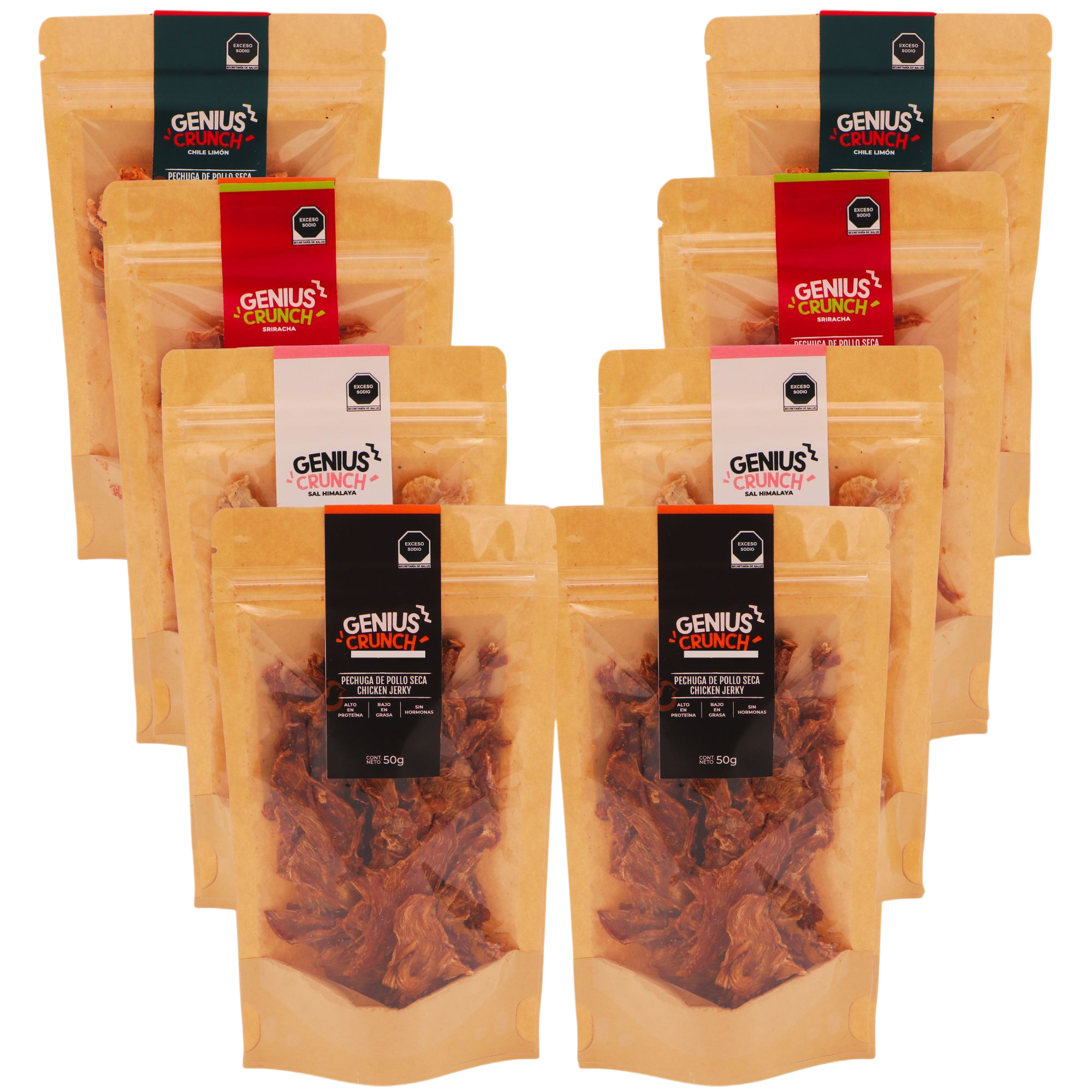 Paquetes 8pz de 50 gr